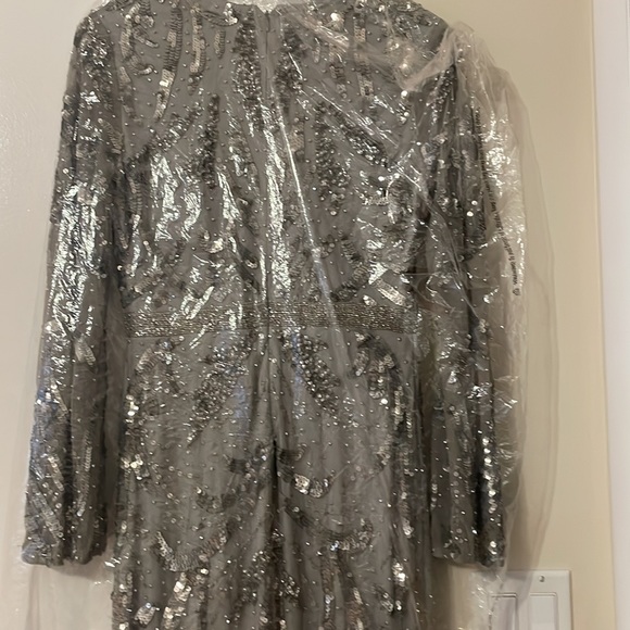 Mac Duggal Beaded Trumpet Gown - Picture 7 of 9